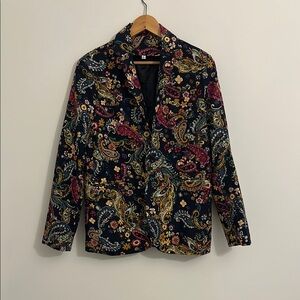 Floral Patterned Blazer
